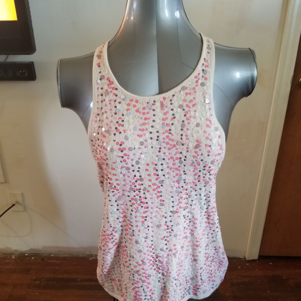 Sparkle and Fade Racer Back Tank top M